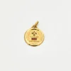 AUGIS - Médaille d'amour or jaune diamant et rubis