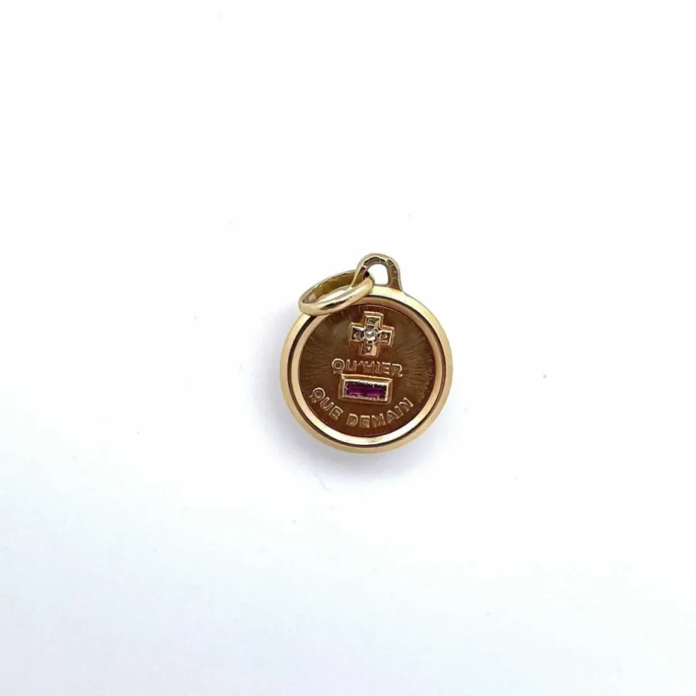 AUGIS - Médaille d'amour or jaune petit modèle
