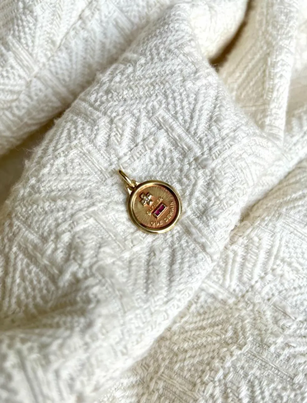 AUGIS - Médaille d'amour or jaune petit modèle