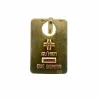 AUGIS - Médaille pendentif or jaune, diamant, rubis
