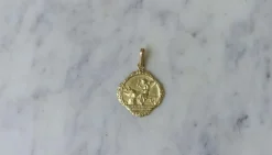 AUGIS - Médaille Religieuse d'Amour Ange Or Jaune
