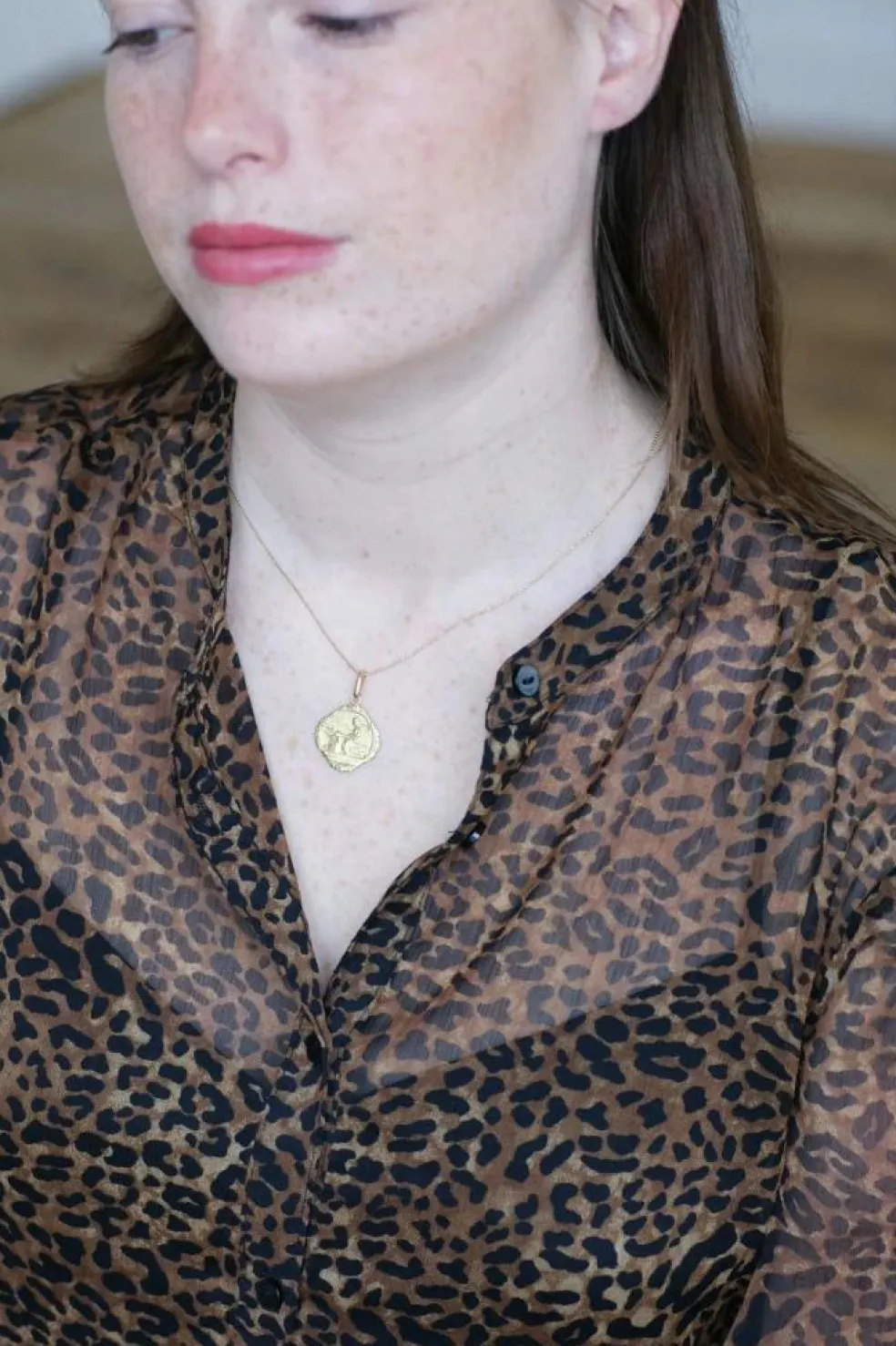 AUGIS - Médaille Religieuse d'Amour Ange Or Jaune