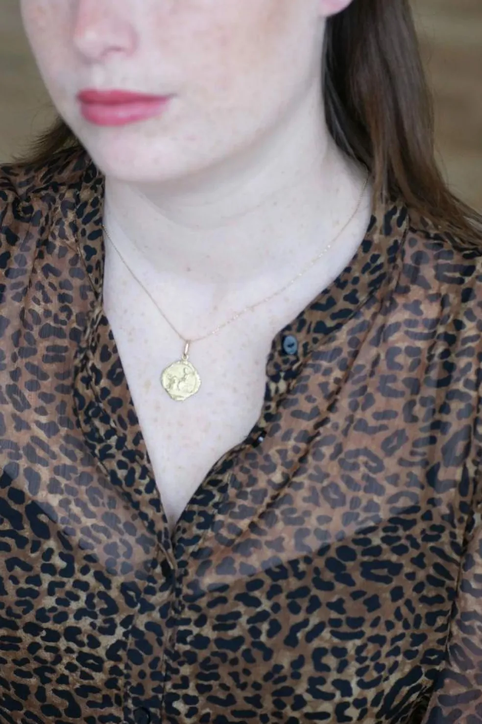 AUGIS - Médaille Religieuse d'Amour Ange Or Jaune