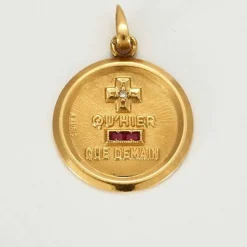 AUGIS - Médaille sentimentale en or jaune
