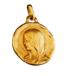 Augis - Médaille Vierge en Or jaune