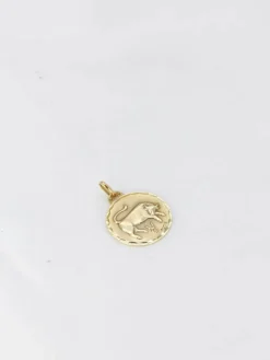 AUGIS - Médaille Zodiaque signe du taureau Or jaune