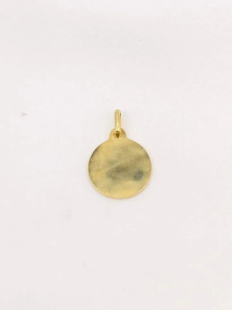 AUGIS - Mini Médaille amour or jaune diamant rubis