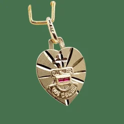 AUGIS - Pendentif médaille d'amour or "+ qu'hier - que demain" - L'Intemporelle