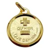 AUGIS - Pendentif médaille d'amour "+ qu'hier - que demain" - L'Originale 18 mm
