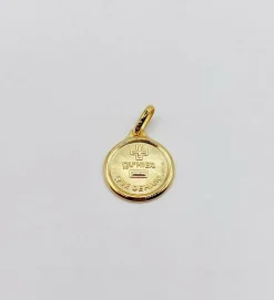 AUGIS - Pendentif médaille d'amour or "+ qu'hier - que demain" - L'Originale Mini