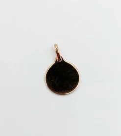 AUGIS - Pendentif médaille d'amour or rose 