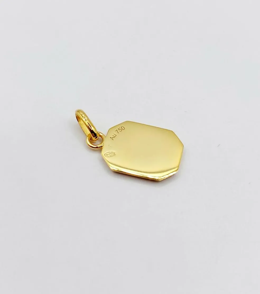 AUGIS - Pendentif médaille d'amour or "+ qu'hier - que demain"- L’Exclusive