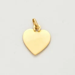 AUGIS - Pendentif Médaille sentimentale en or jaune