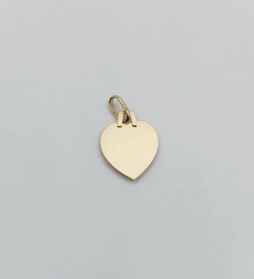 AUGIS - Pendentif médaille d'amour or "+ qu'hier - que demain" - L'Intemporelle