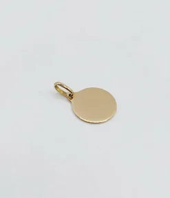 AUGIS - Pendentif médaille d'amour or jaune