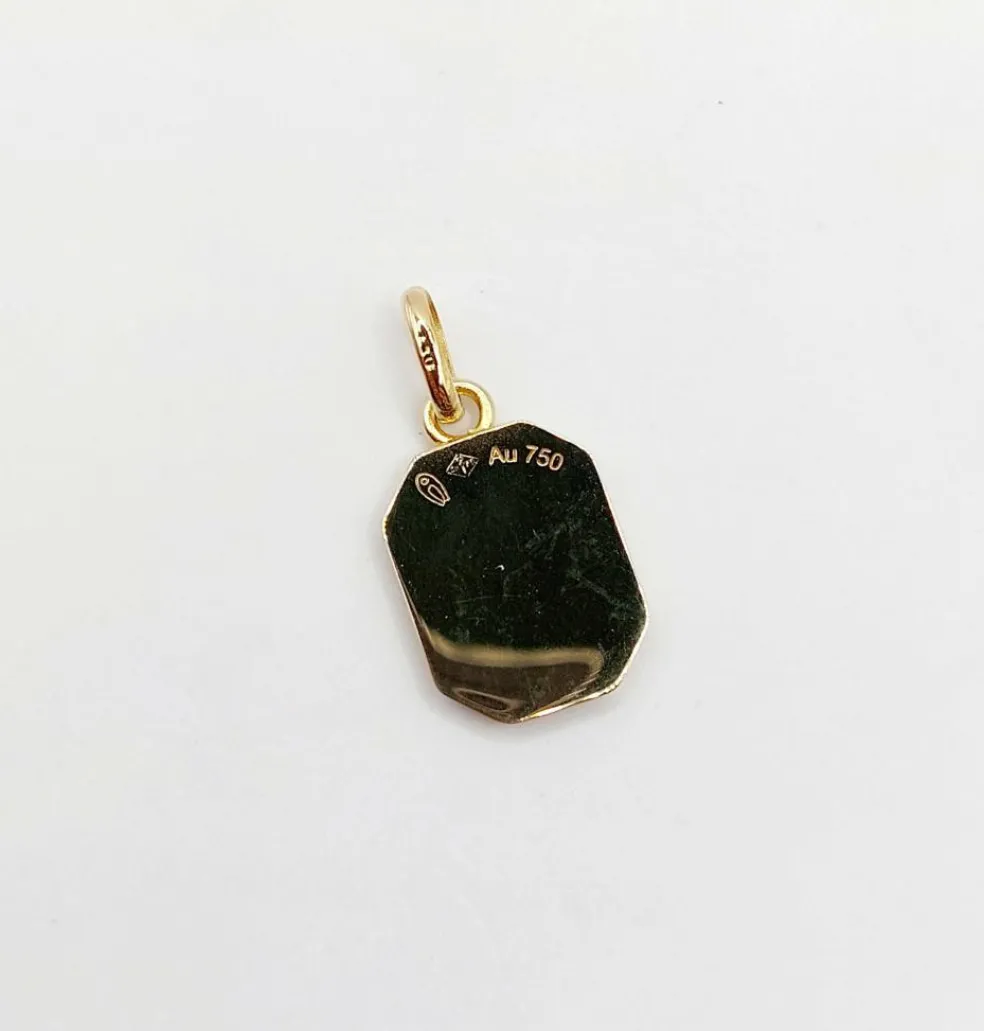 AUGIS - Pendentif médaille d'amour or "+ qu'hier - que demain" - L’Exclusive