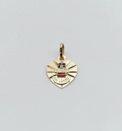 AUGIS - Pendentif médaille d'amour or