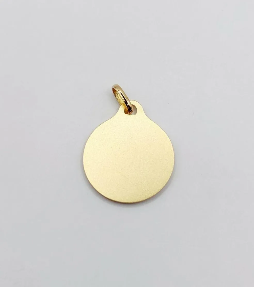 AUGIS - Pendentif médaille d'amour or "+ qu'hier - que demain" - L'Essentielle