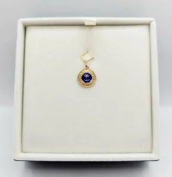AUGIS - Pendentif médaille d'amour or jaune