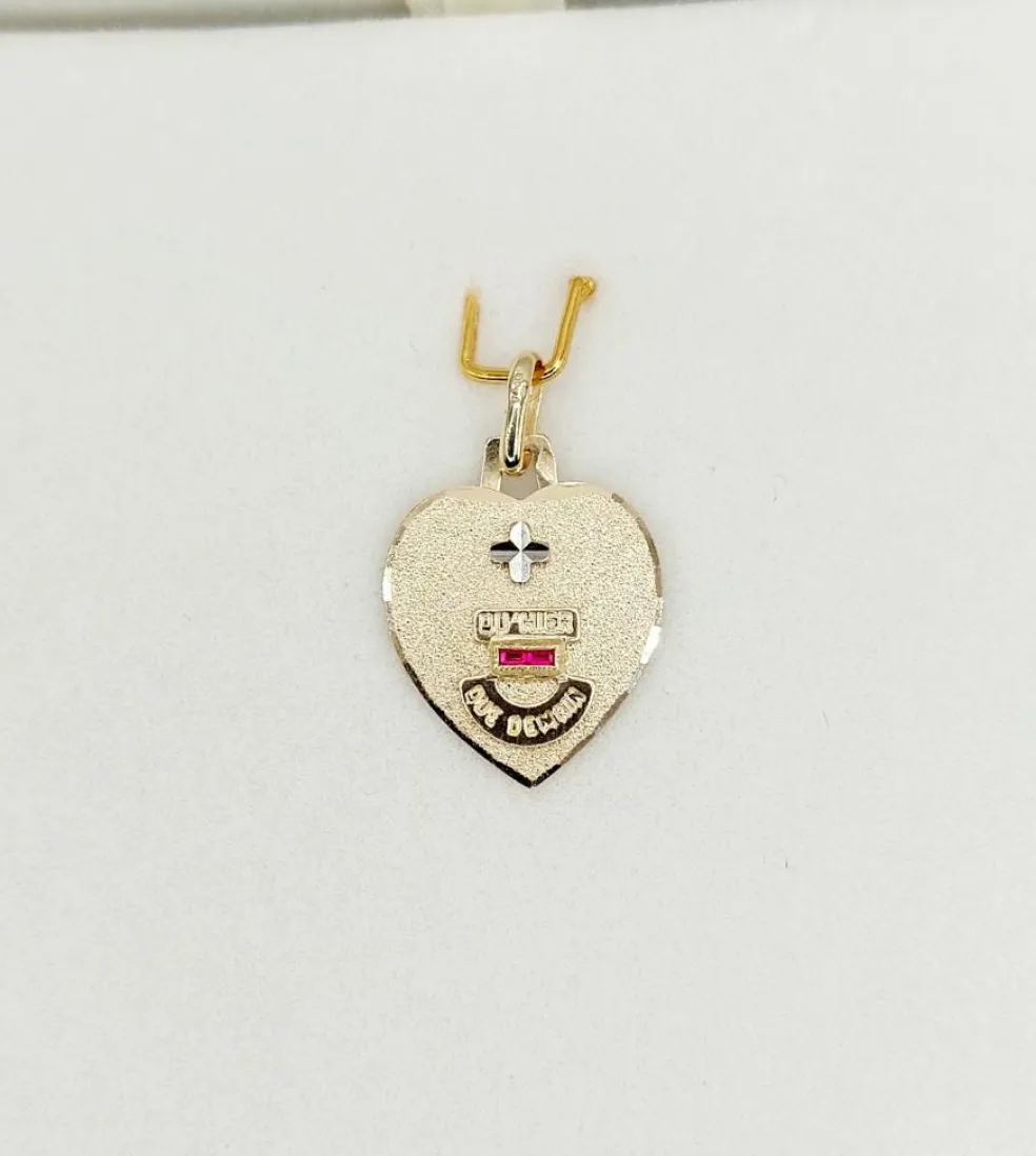 AUGIS - Pendentif médaille d'amour or "+ qu'hier - que demain" - L'Intemporelle
