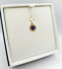 AUGIS - Pendentif médaille d'amour or jaune