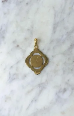 AUGIS- Médaille ancienne Ange or jaune