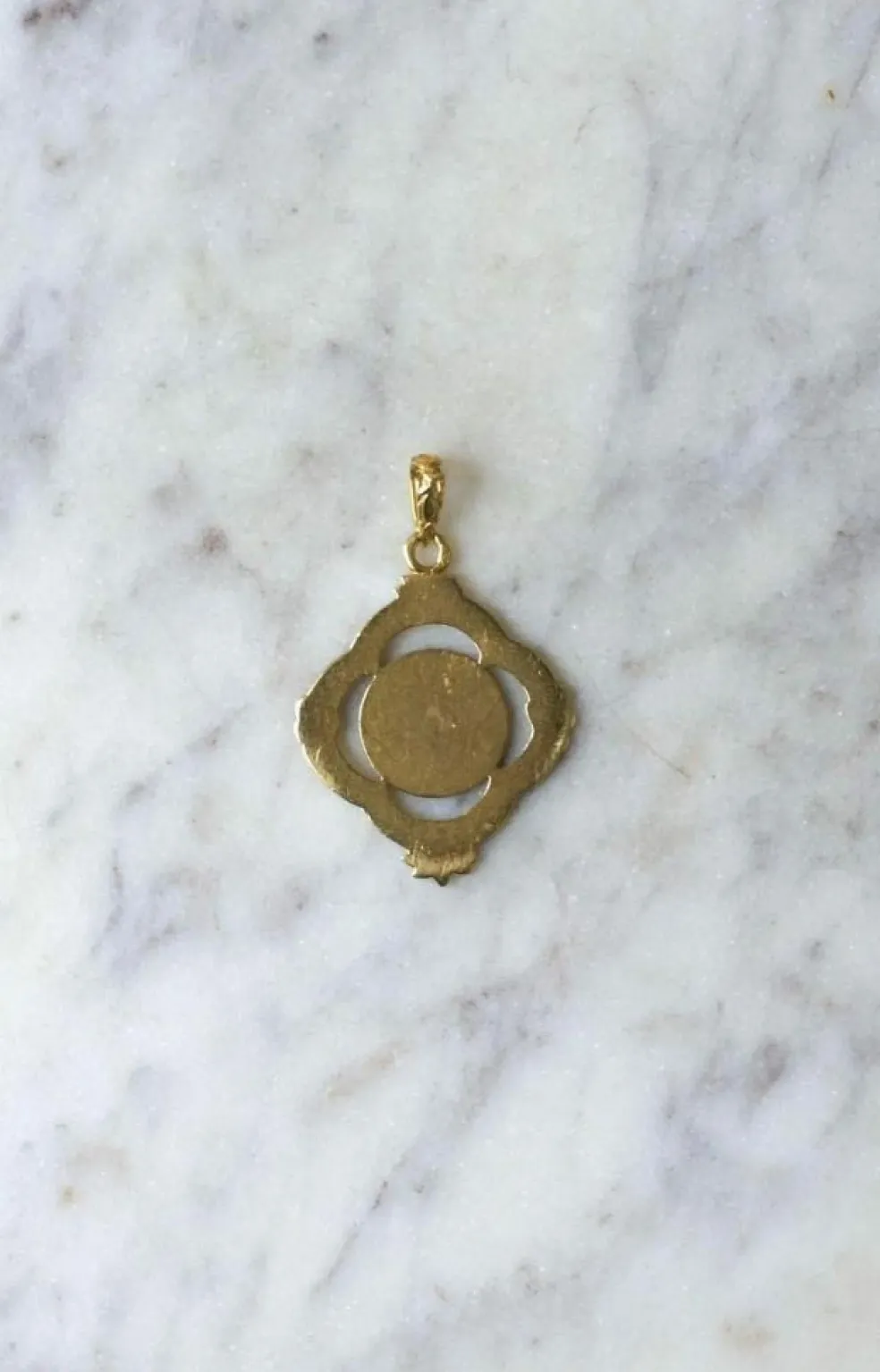 AUGIS- Médaille ancienne Ange or jaune