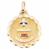 Augis Pendentif Médaille Médaille d'amour Or jaune Rubis