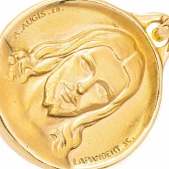 Augis Pendentif Médaille Or jaune