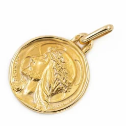 Augis Pendentif Médaille Or jaune