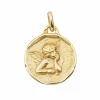 Augis Pendentif Médaille religieuse Or jaune