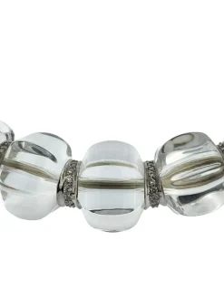 BACCARAT - Collier Sherazade or blanc cristal et diamants