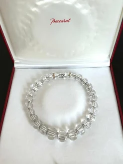 BACCARAT - Collier Sherazade or blanc cristal et diamants