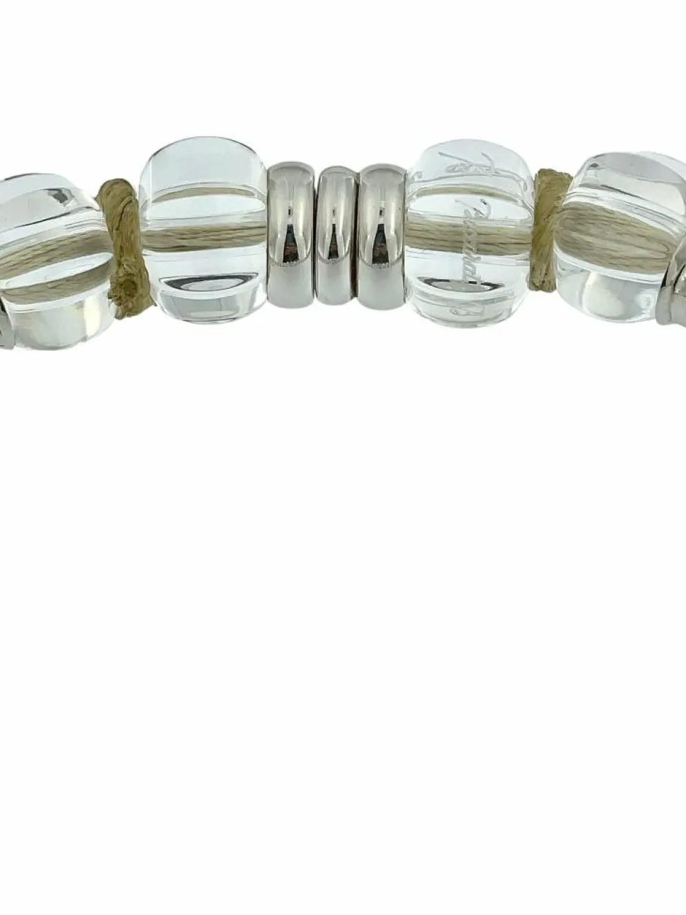 BACCARAT - Collier Sherazade or blanc cristal et diamants