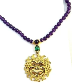 Bacchus collier améthystes, tourmaline