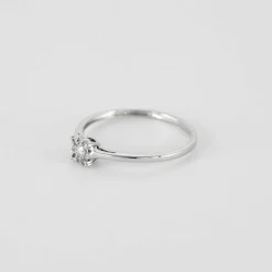 Bague brillants or blanc