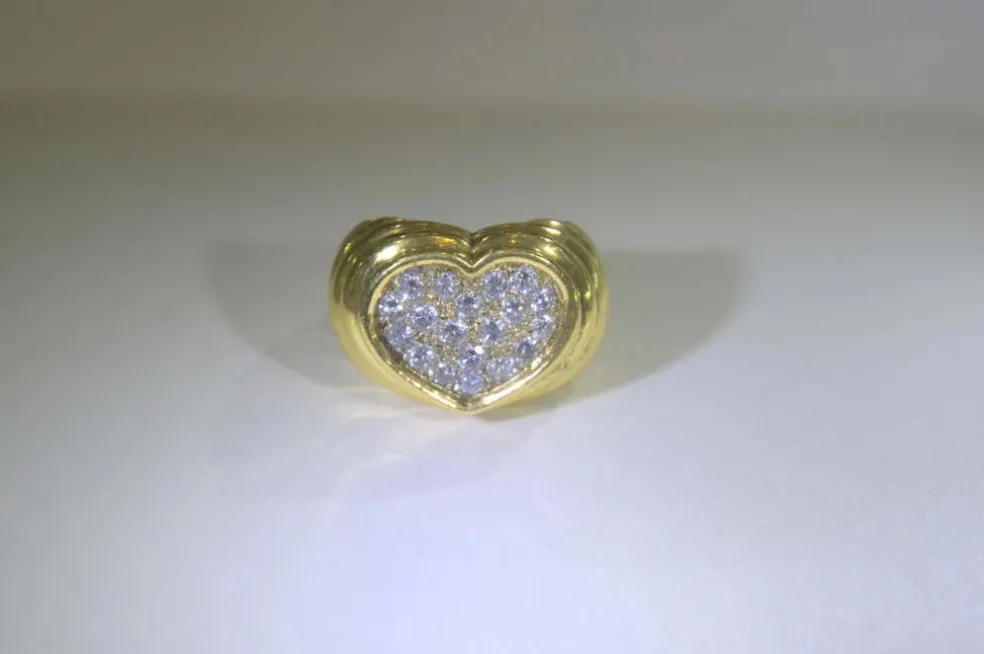 Bague Coeur Diamants