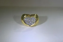 Bague Coeur Diamants