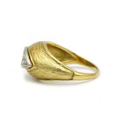 Bague - Deux Ors & diamants