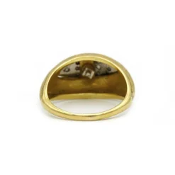 Bague - Deux Ors & diamants