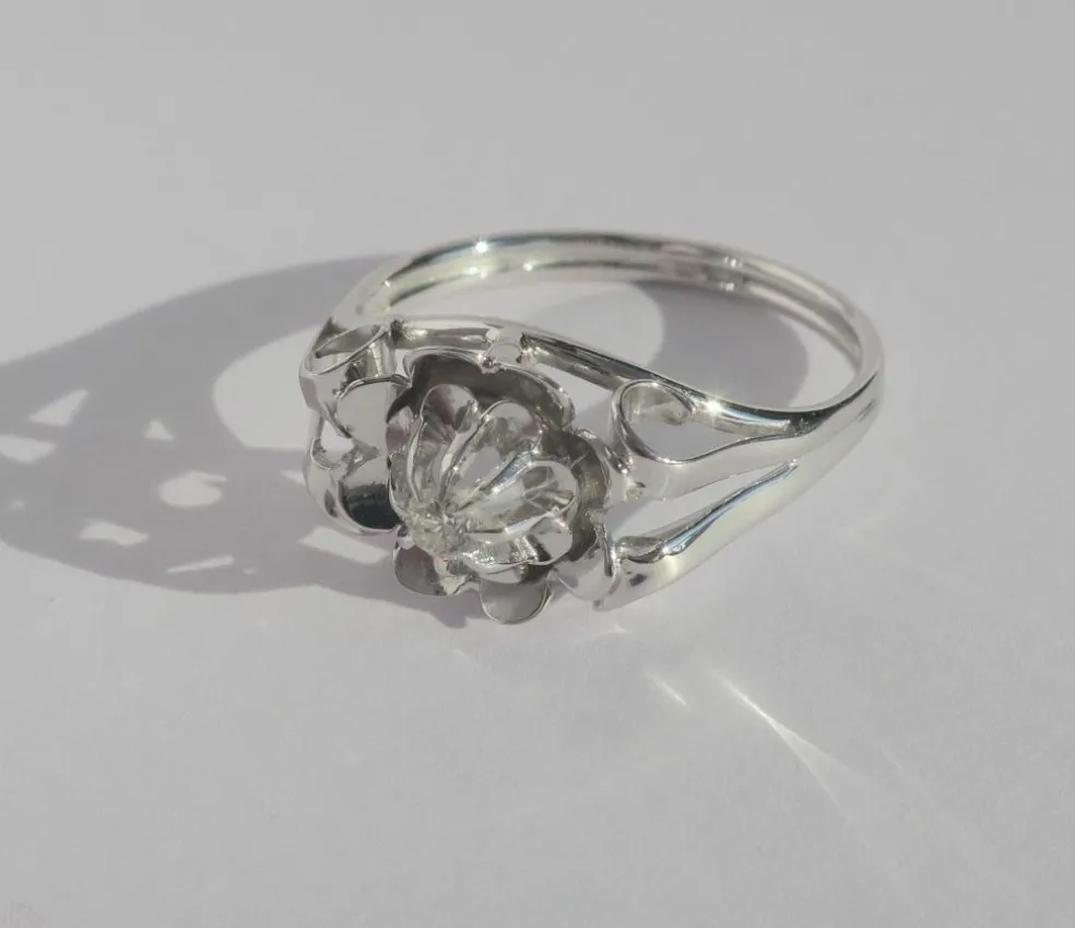 Bague 1950 Diamant Or blanc