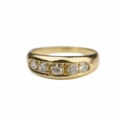 Bague 5 Diamants