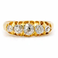 Bague 5 Diamants