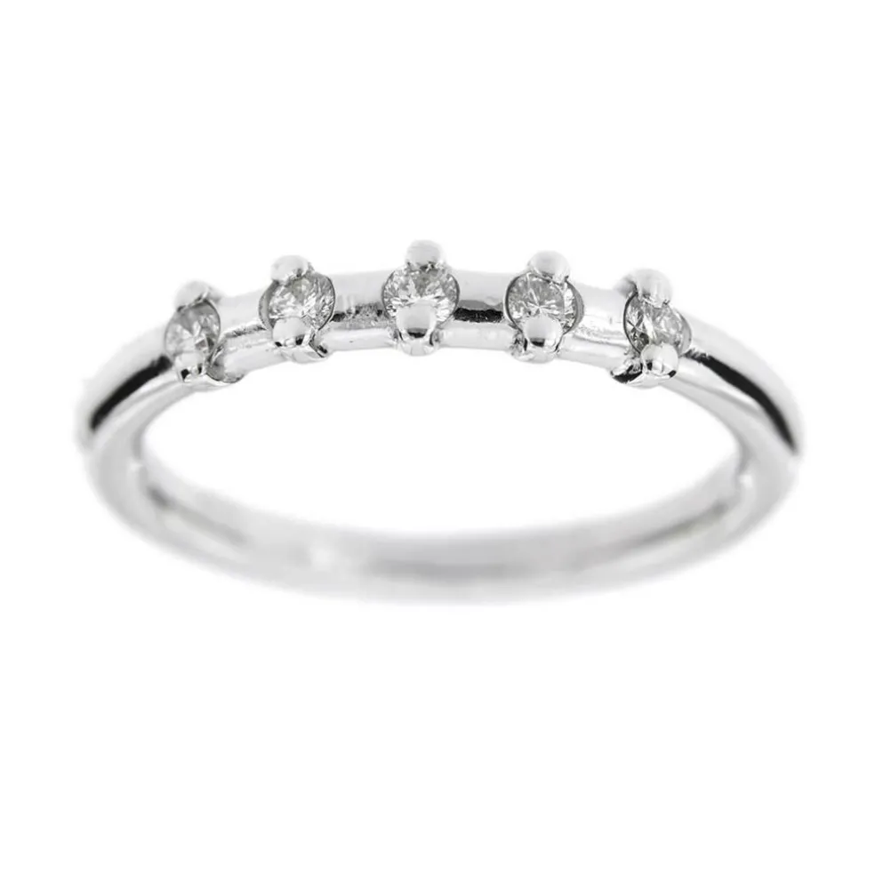Bague 5 diamants