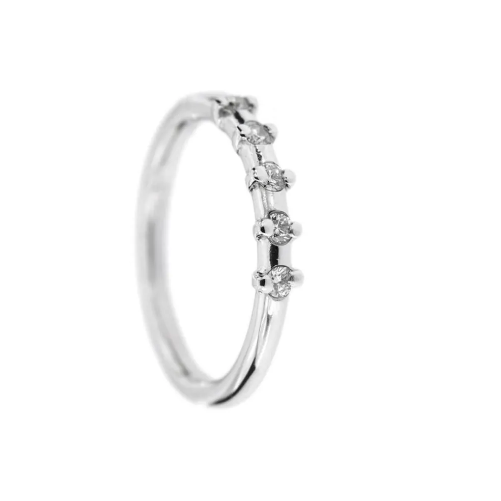 Bague 5 diamants