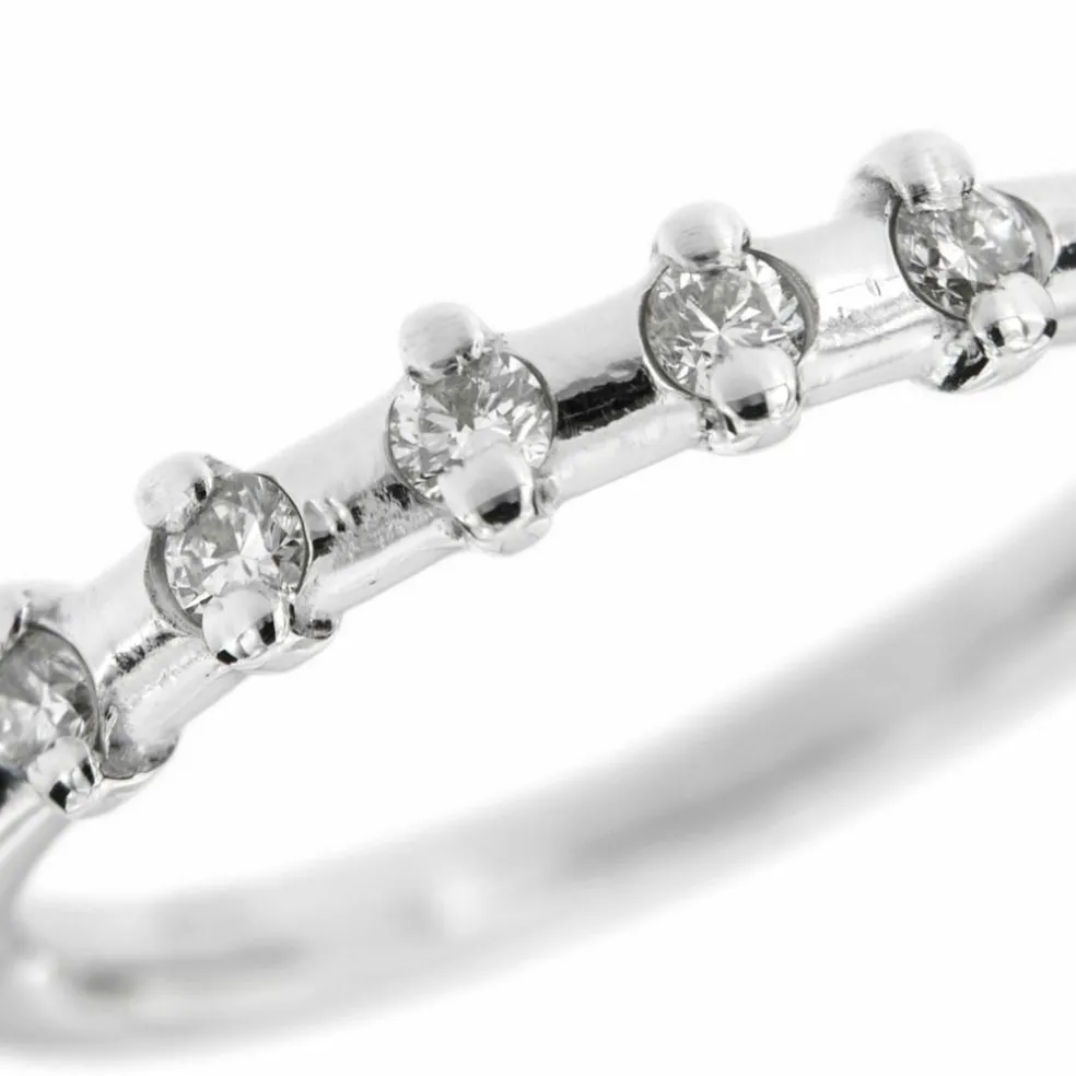 Bague 5 diamants