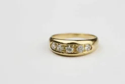Bague 5 Diamants