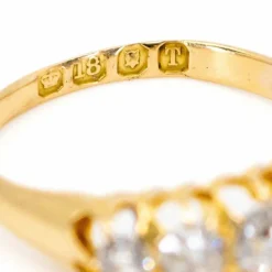 Bague 5 Diamants