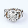 Bague 7 diamants en or blanc