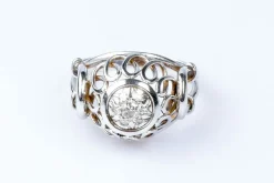 Bague 7 diamants en or blanc